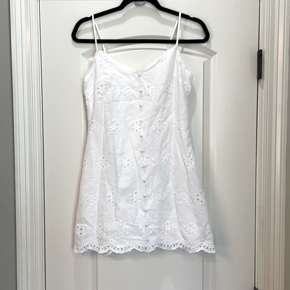 White sun dress- worn once for photos.